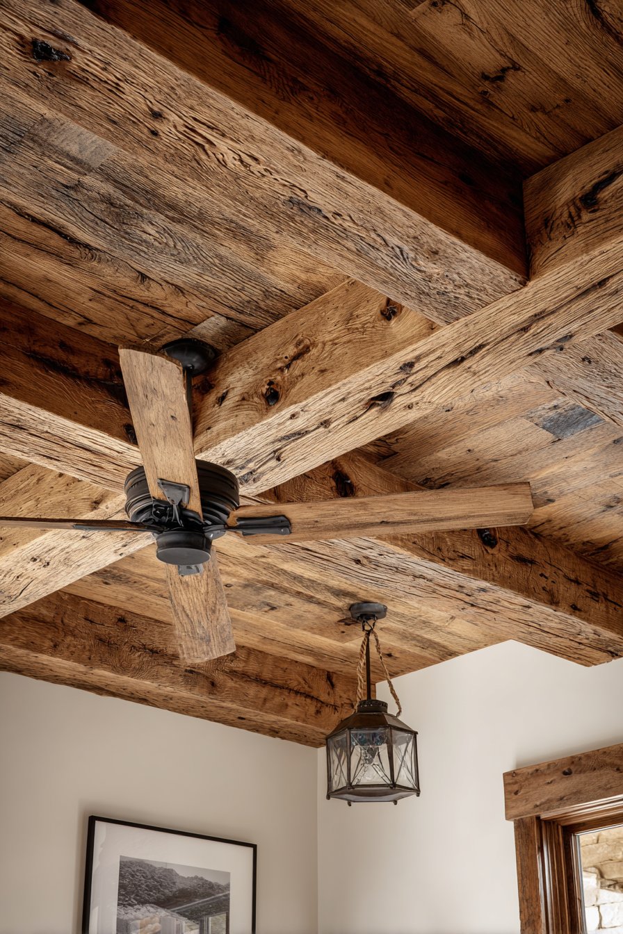 Exposed Ceiling Beam Architecture