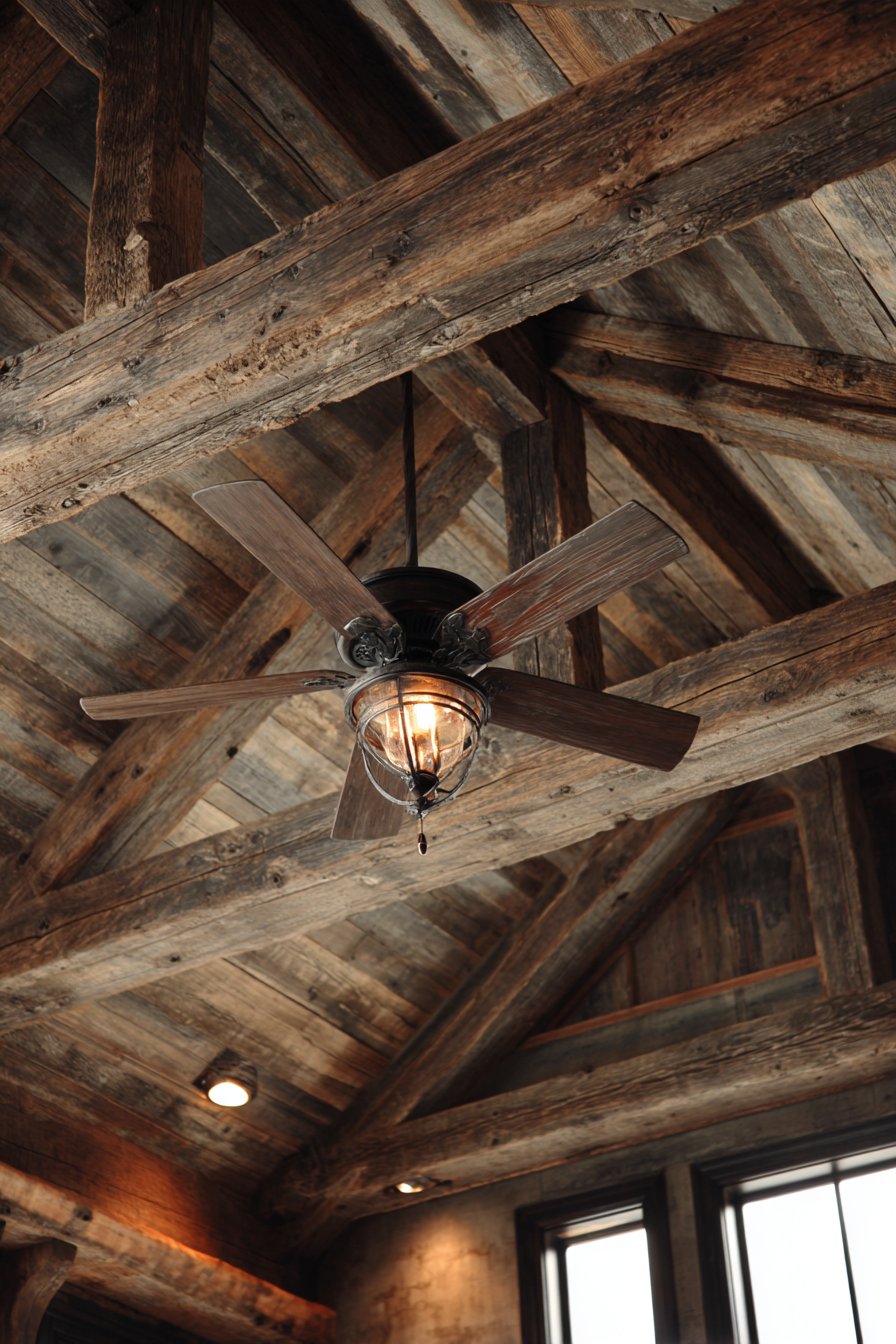 Exposed Ceiling Beam Architecture
