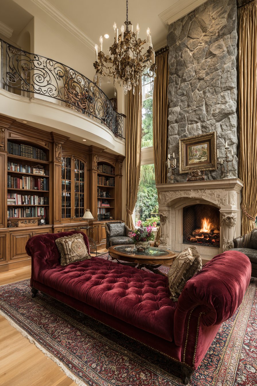 Warm Traditional with Cherry Wood Cabinetry