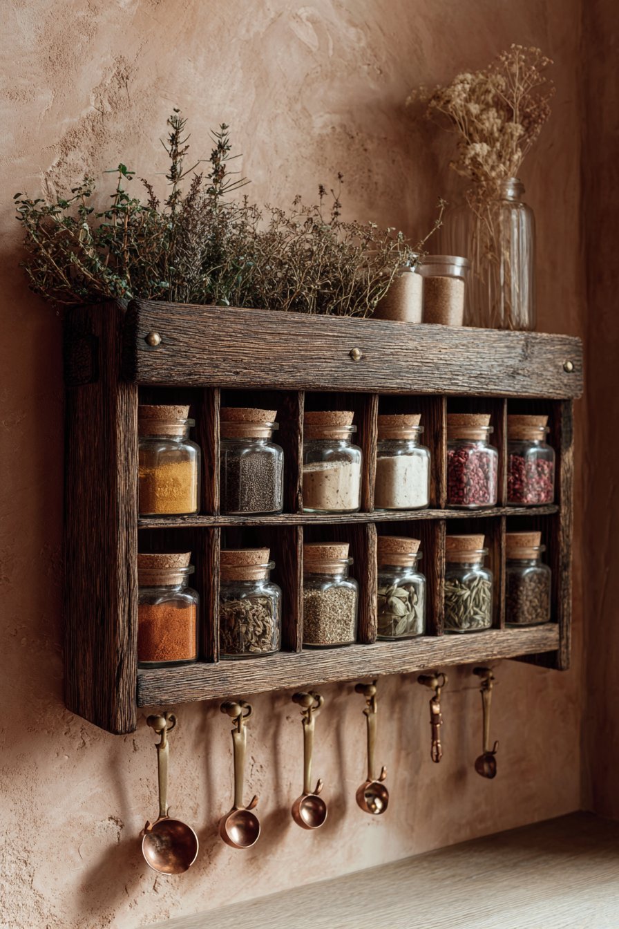 Organized Spice Display Beauty
