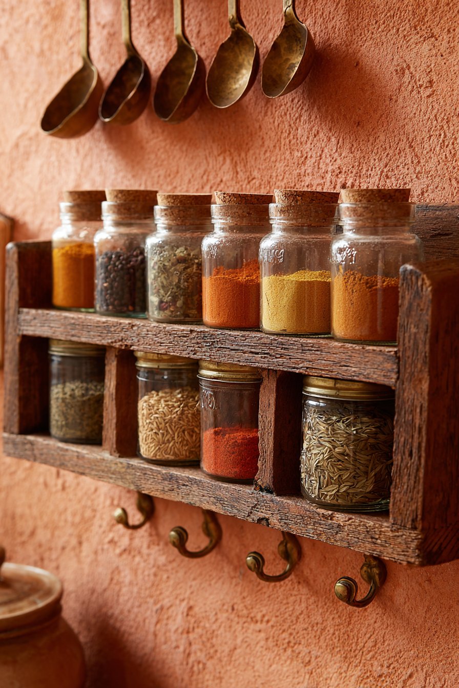 Organized Spice Display Beauty