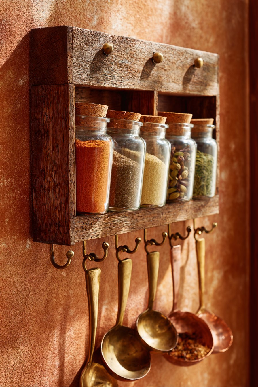Organized Spice Display Beauty
