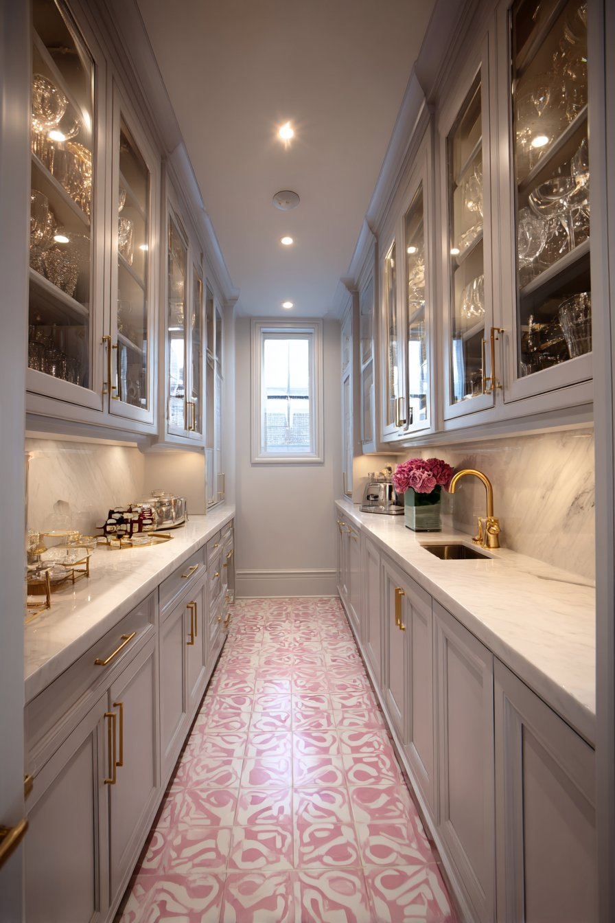 Sophisticated Butler's Pantry
