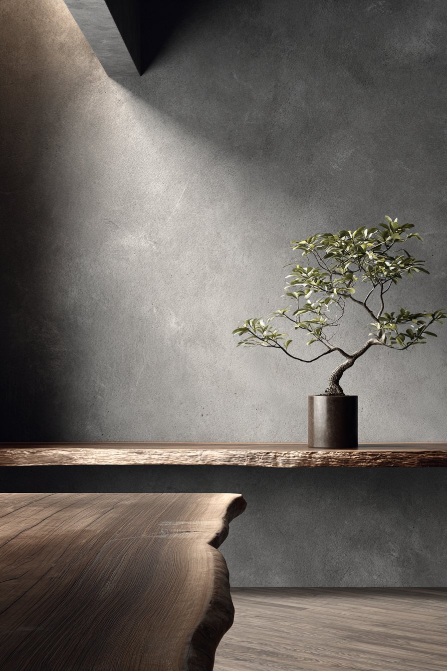Japanese-Inspired Minimalist Bonsai