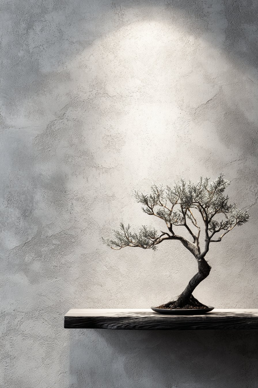 Japanese-Inspired Minimalist Bonsai