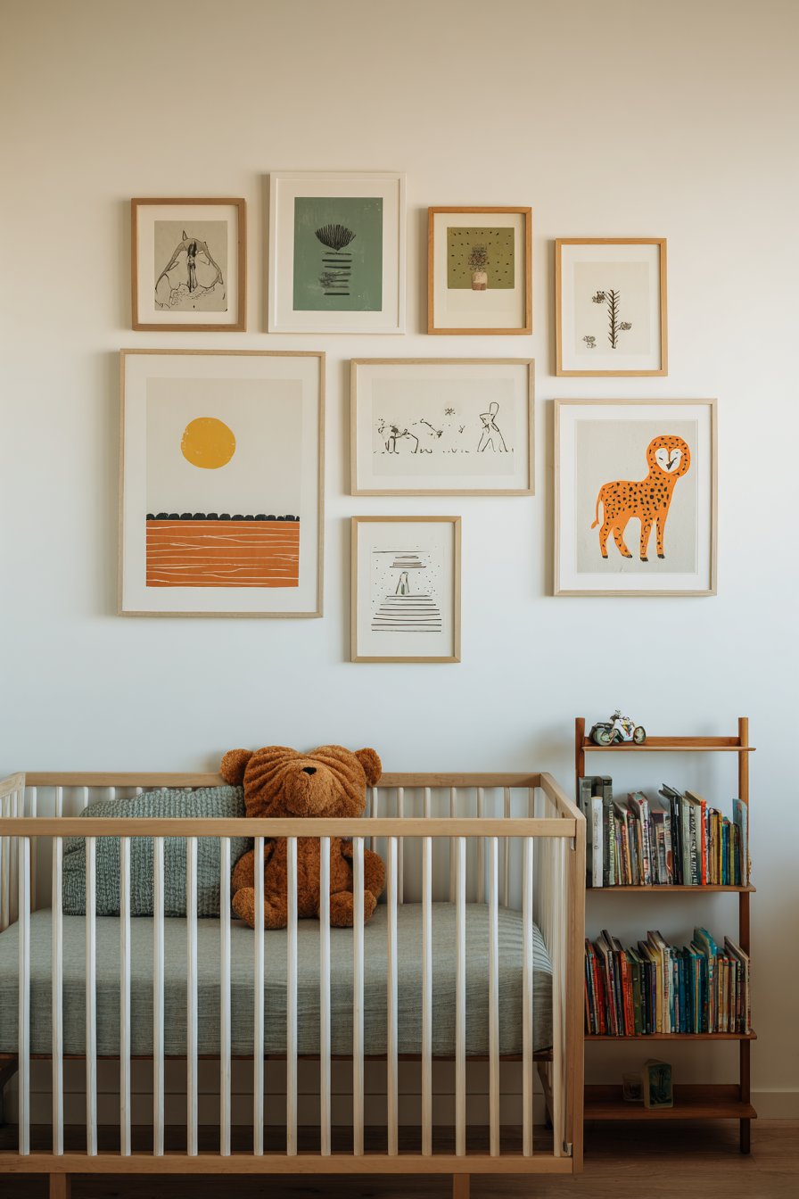 Art Gallery Wall with Graphic Design Excellence