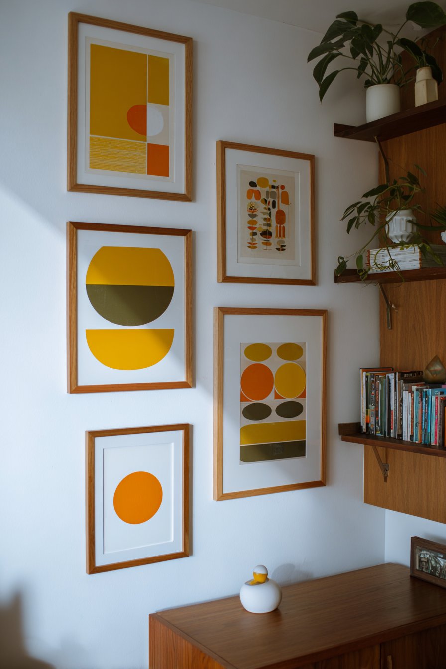 Art Gallery Wall with Graphic Design Excellence