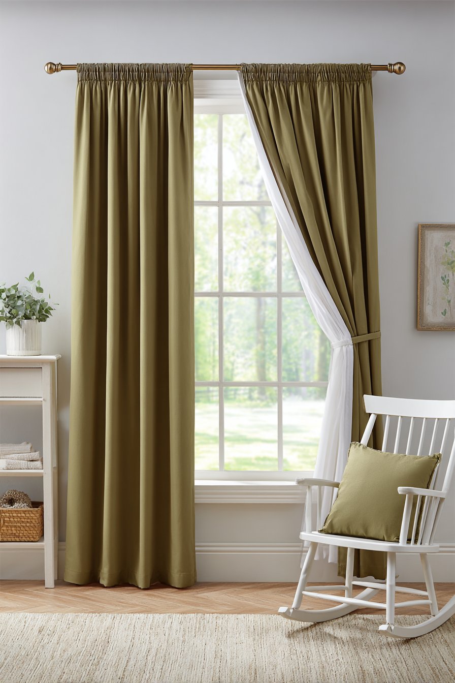 Double-Rod Blackout Curtain System