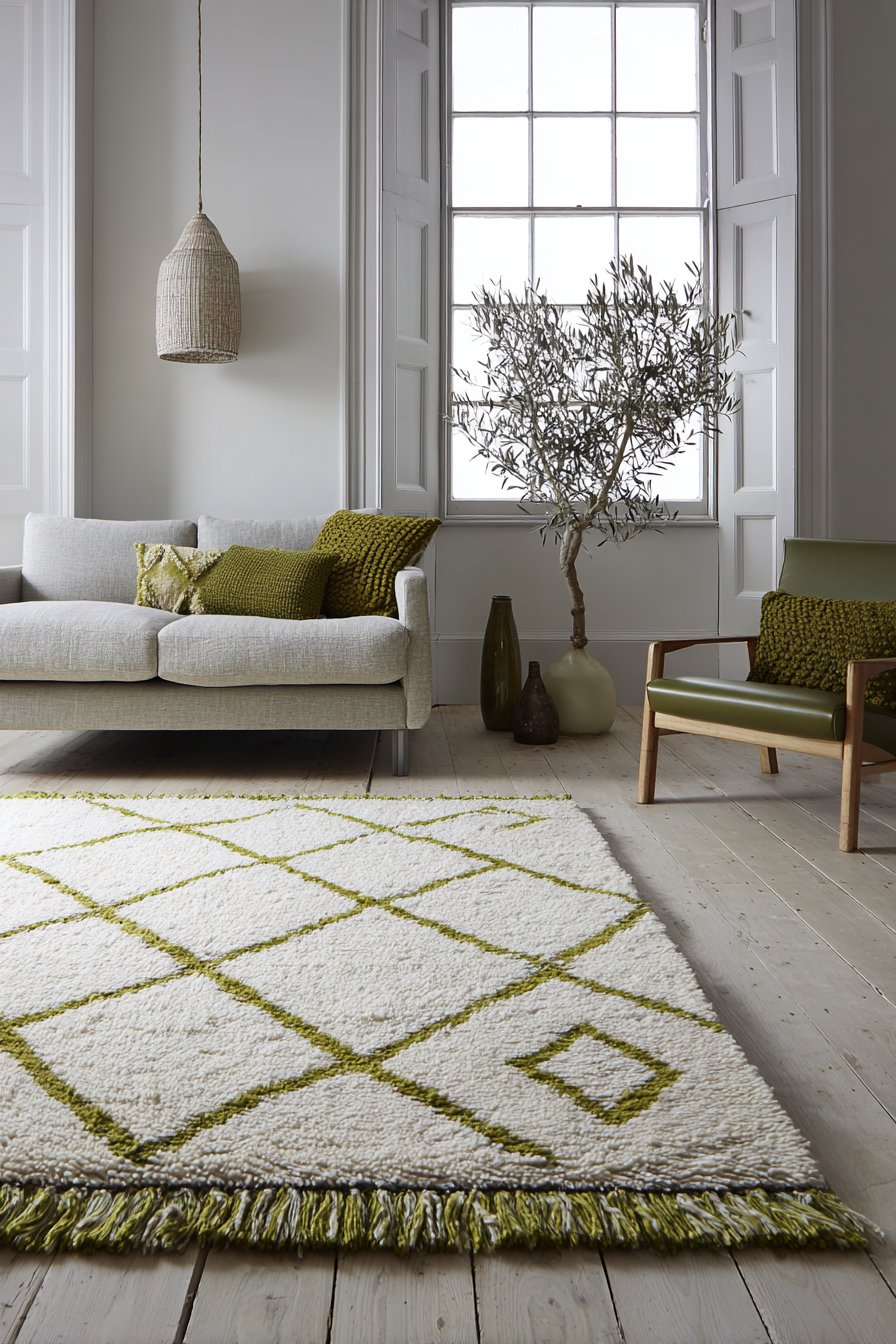 Scandinavian Living Room with Minimal Accents