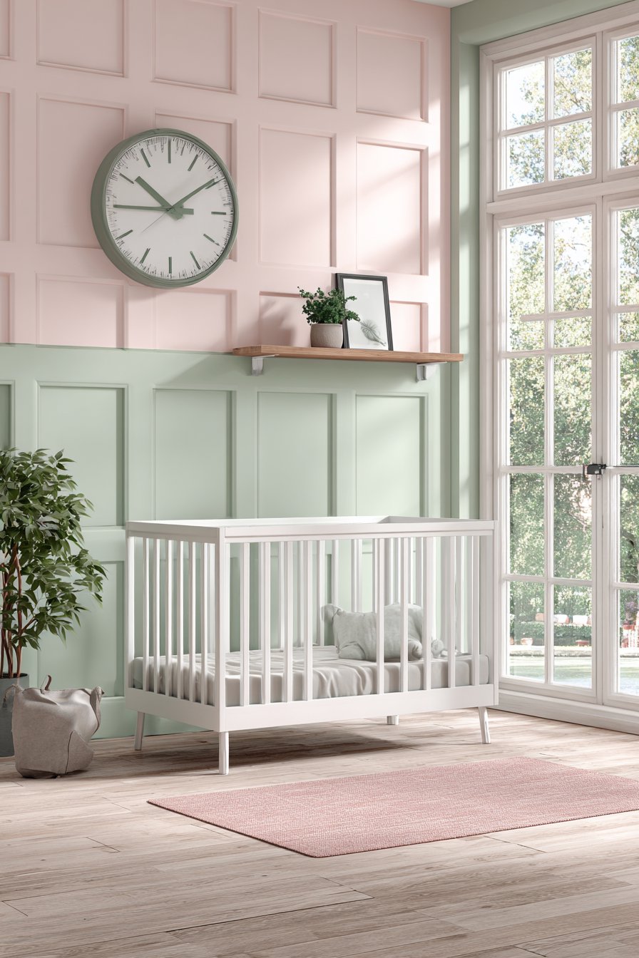 Modern Minimalist Two-Tone Wall