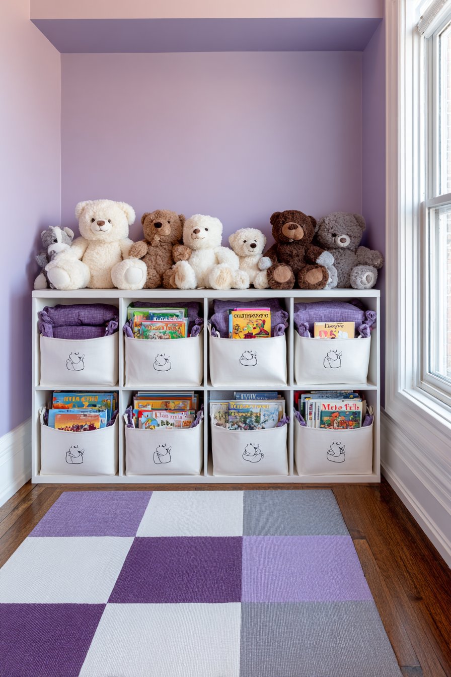 Accessible Toy Storage with Labeled Bins