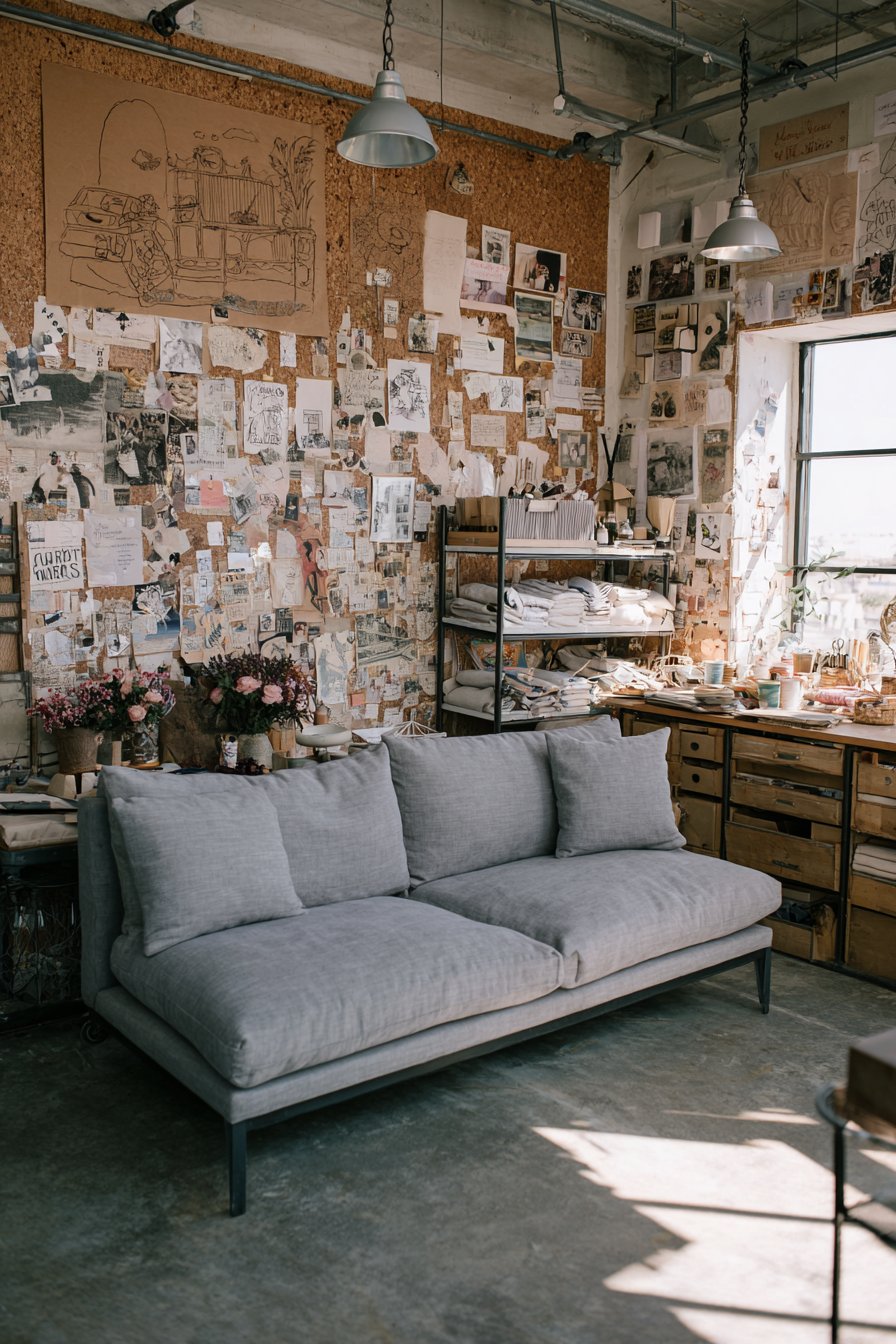 Cork Board Inspiration Wall