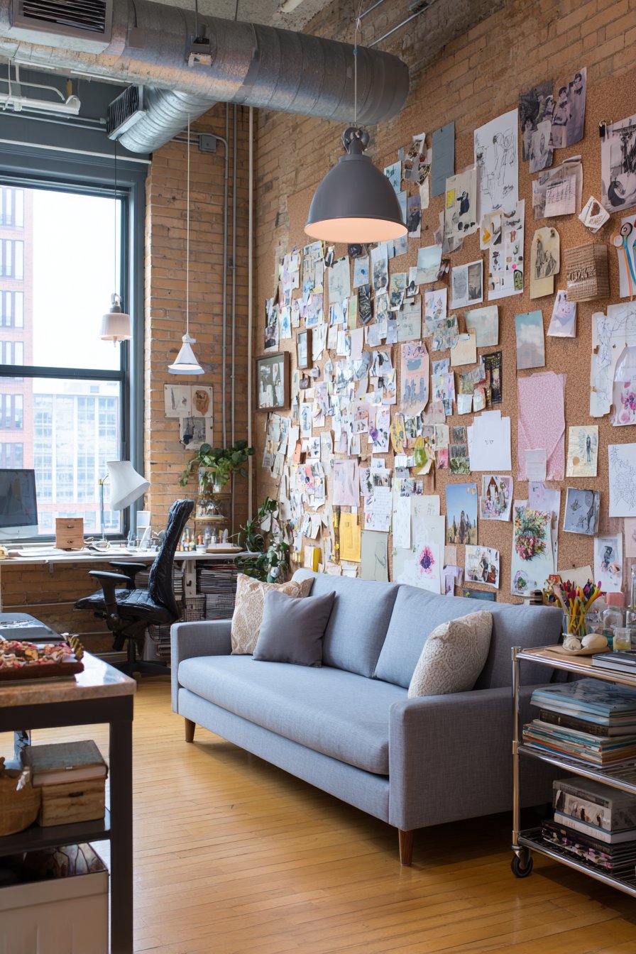 Cork Board Inspiration Wall
