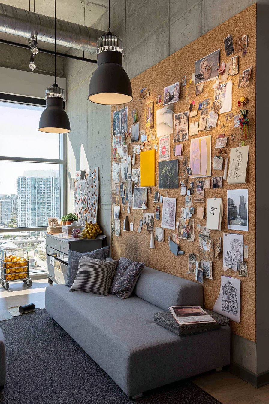 Cork Board Inspiration Wall