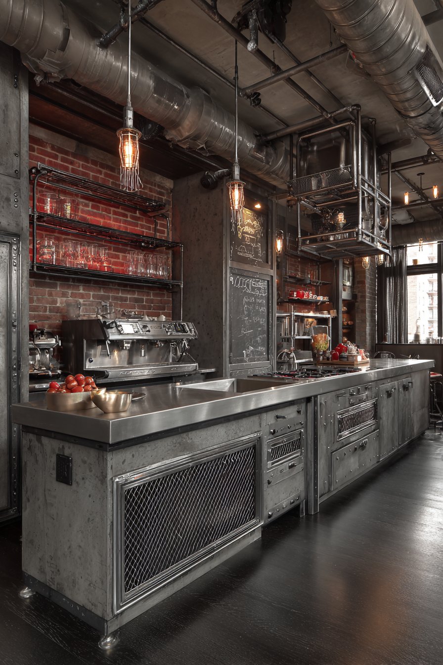 Urban Industrial Concrete-Grey Design