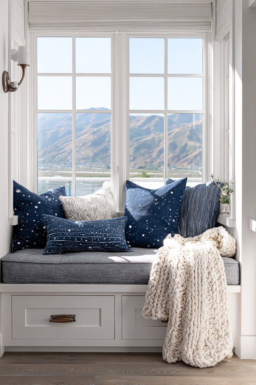 Built-In Window Seat with Storage