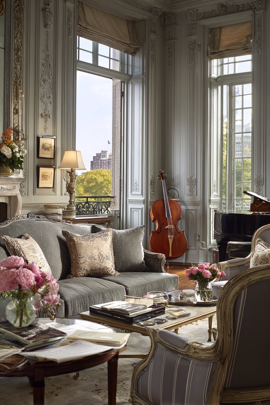 Music Room Curved Seating