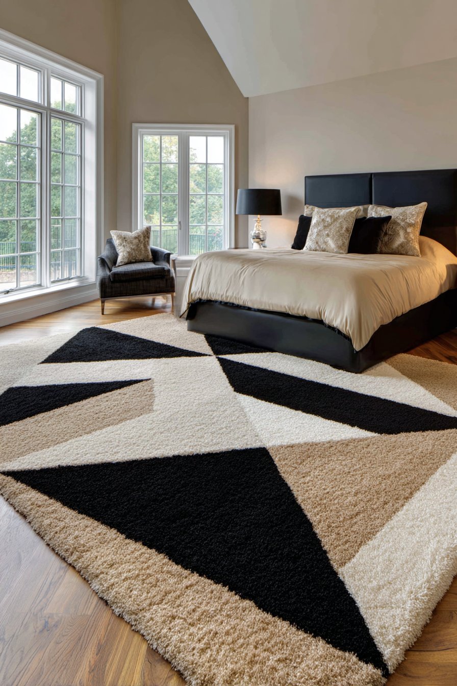 Geometric Area Rug Foundation