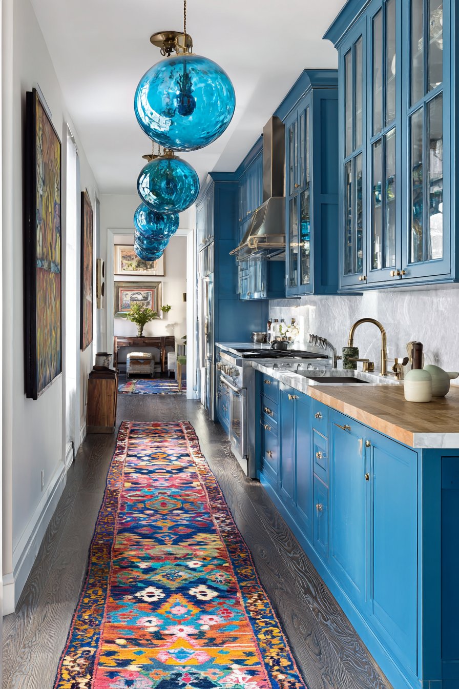 Eclectic Mix Blue Multi-Tone Kitchen
