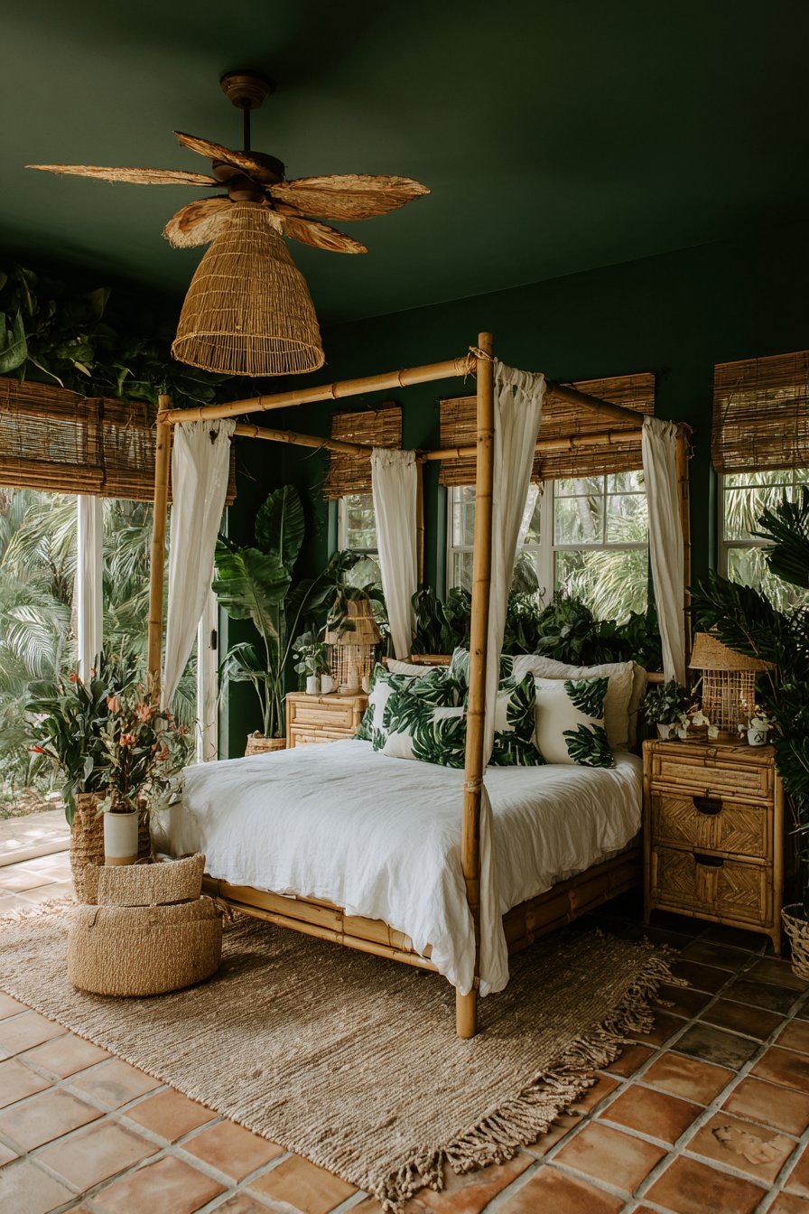 Tropical Jungle Green Paradise