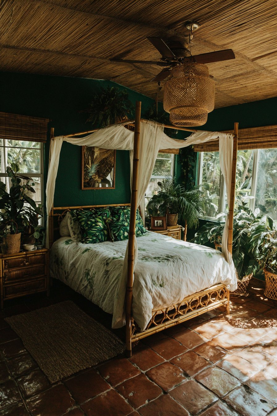 Tropical Jungle Green Paradise