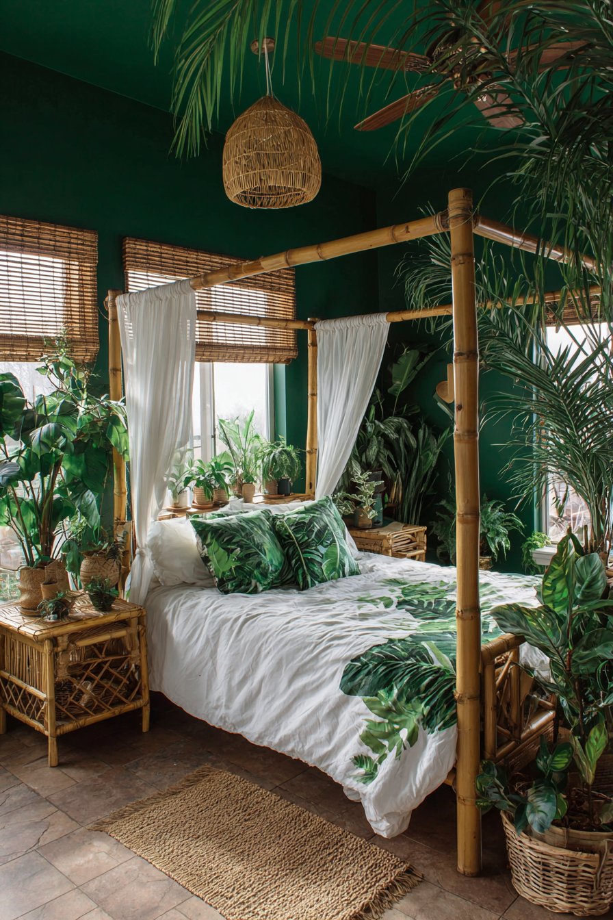 Tropical Jungle Green Paradise