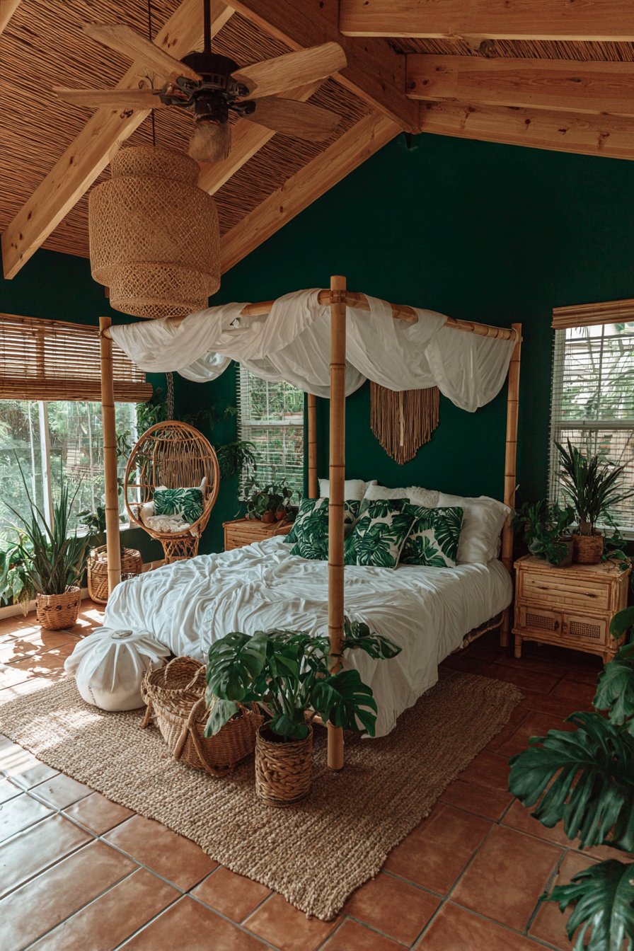 Tropical Jungle Green Paradise