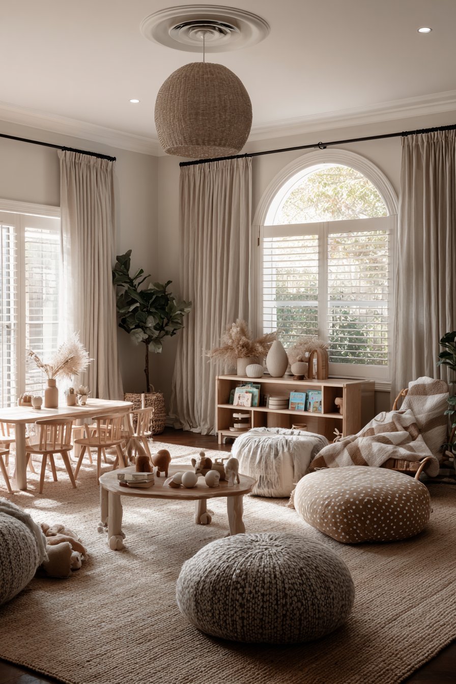 Oversized Floor Cushion Gathering Space