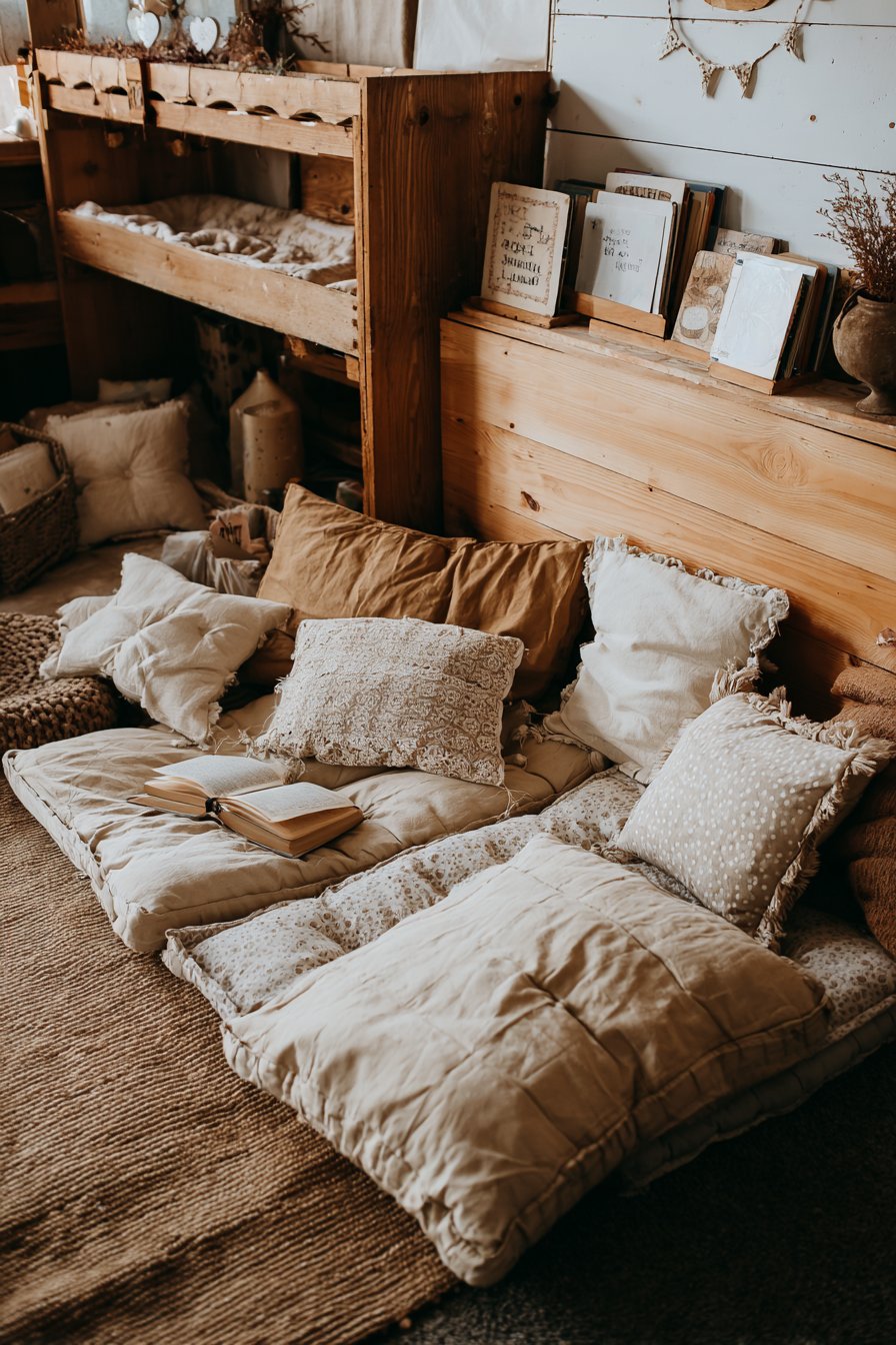 Oversized Floor Cushion Gathering Space