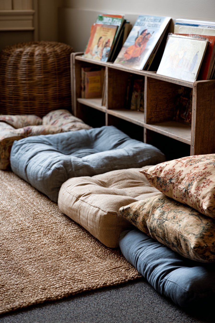 Oversized Floor Cushion Gathering Space