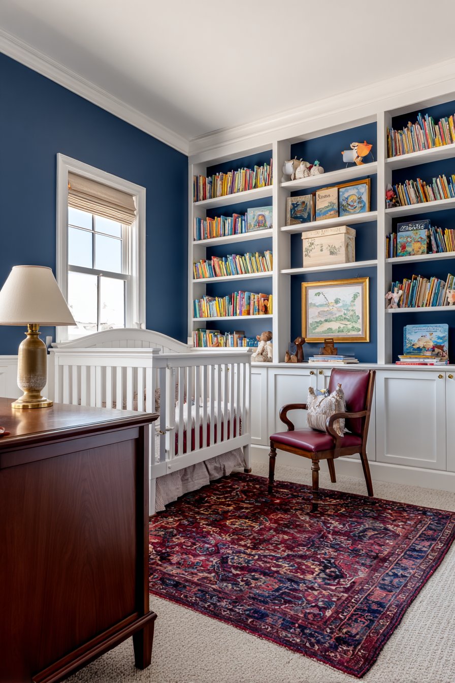 Rich Navy Library Theme