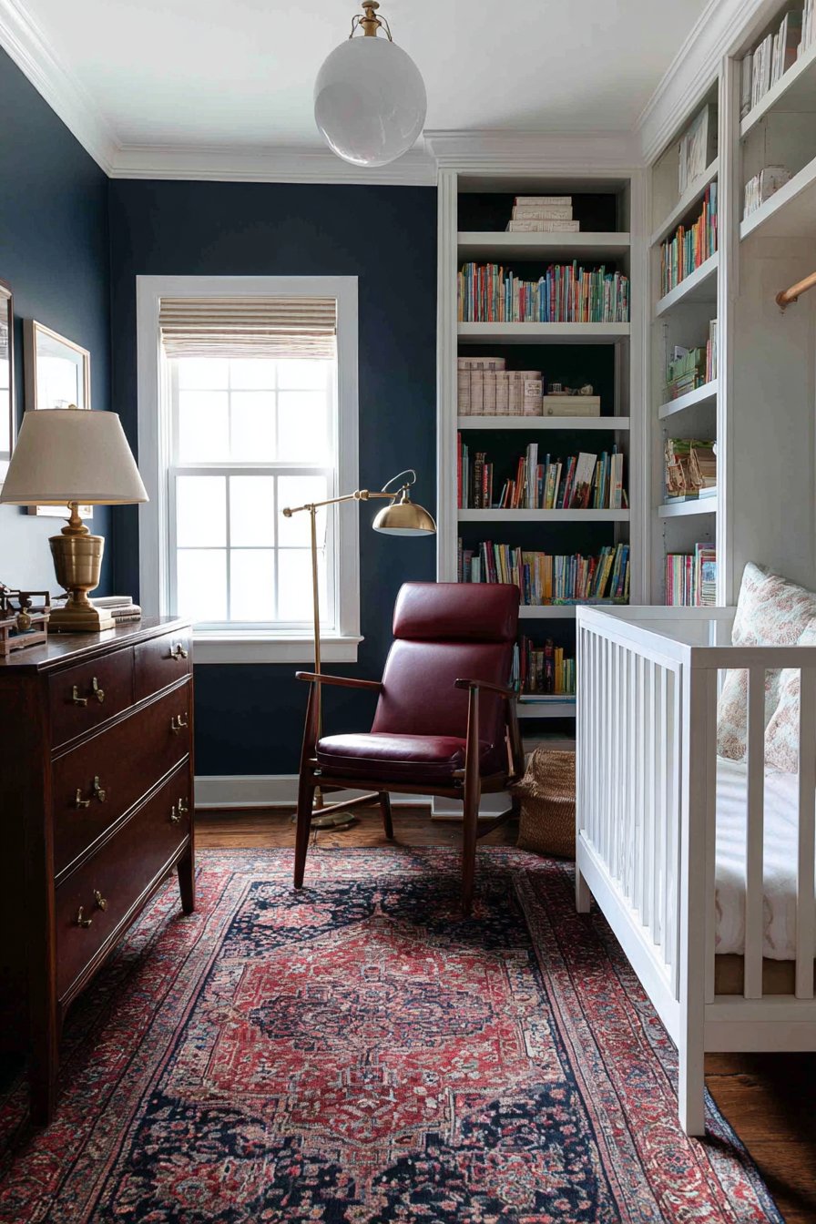 Rich Navy Library Theme