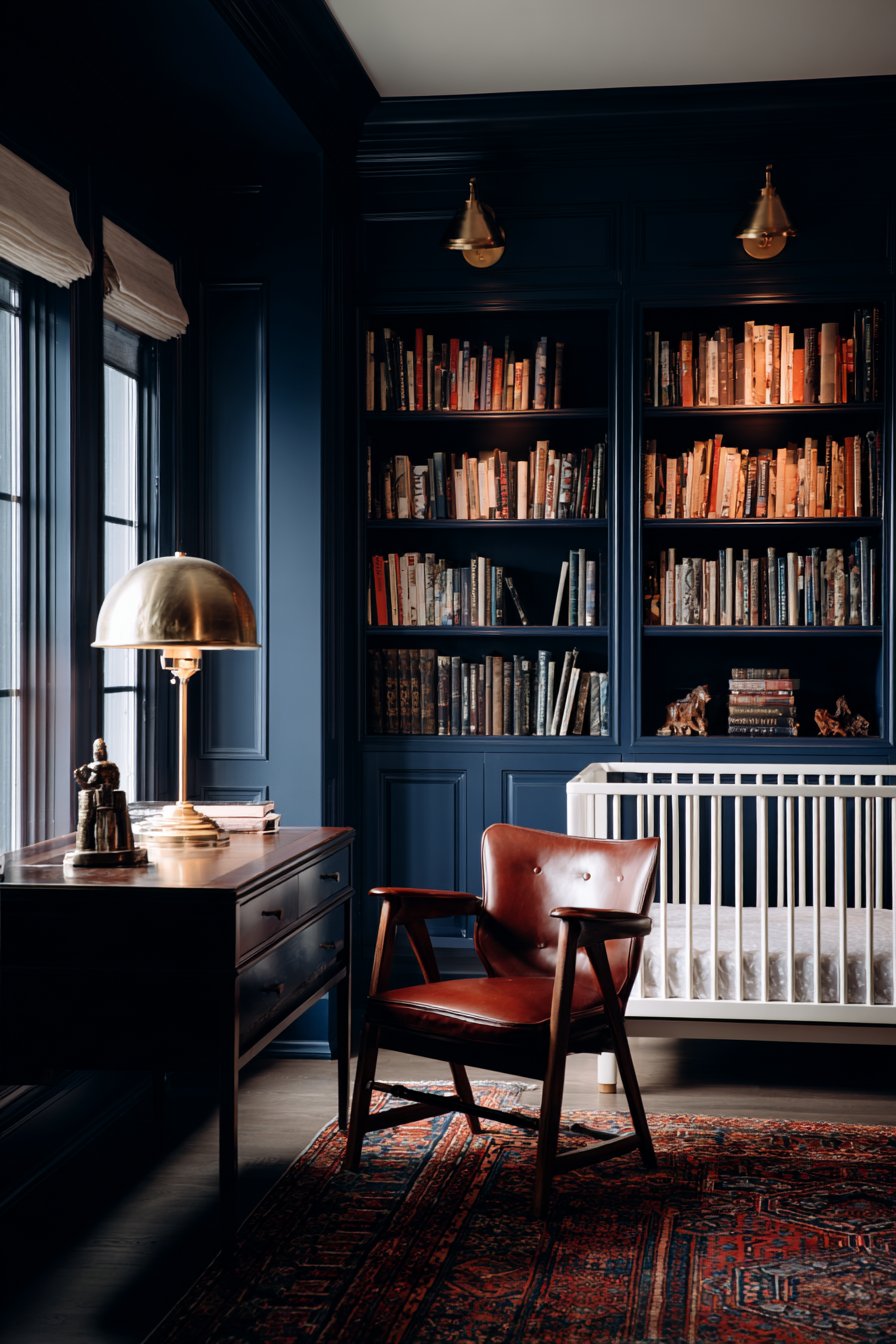 Rich Navy Library Theme