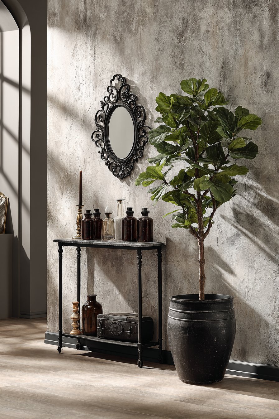 Organic Elements in Dark Spaces