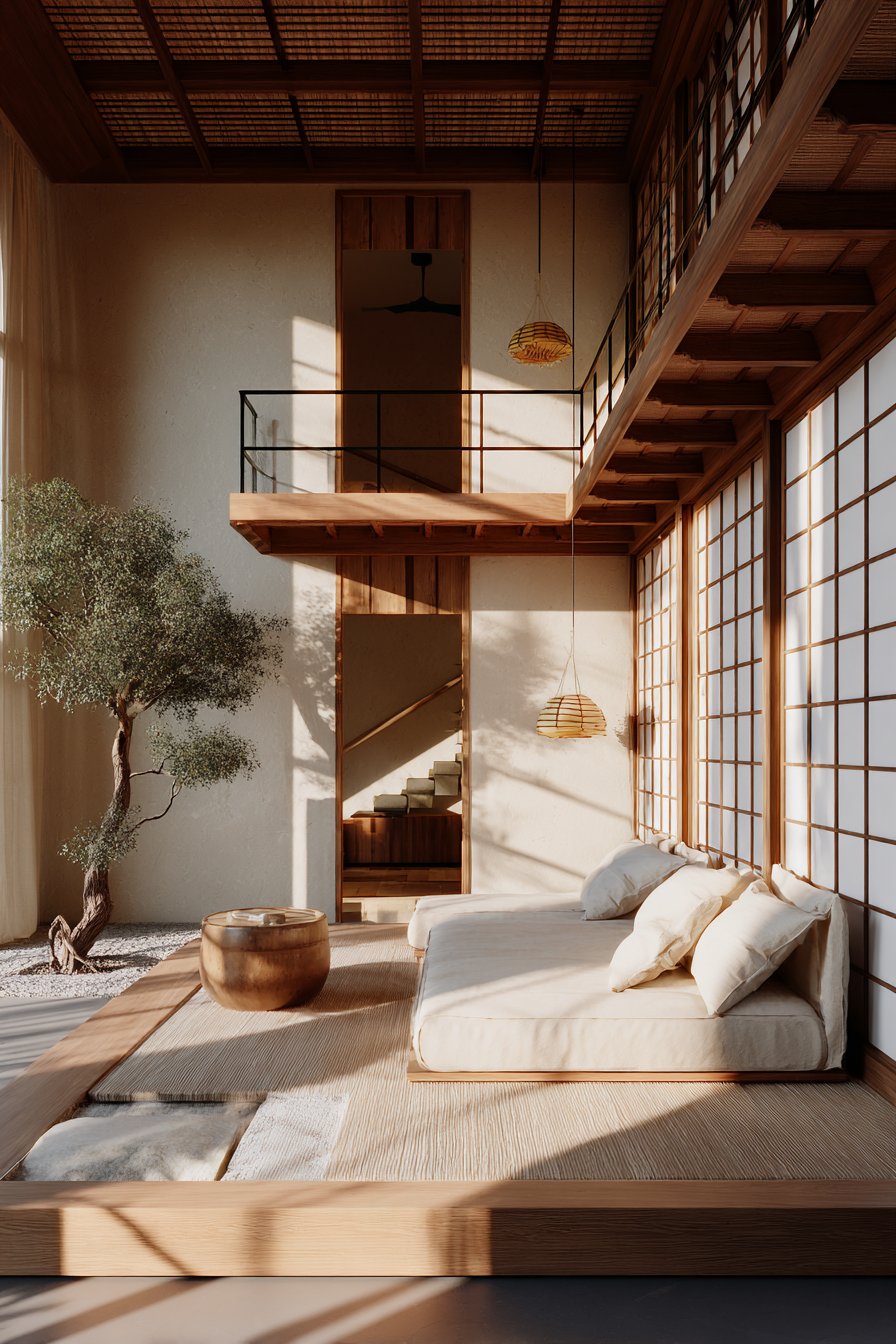 Japanese-Inspired Minimalist Tranquility