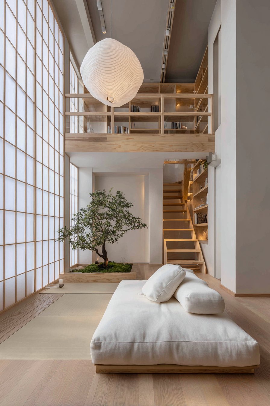 Japanese-Inspired Minimalist Tranquility