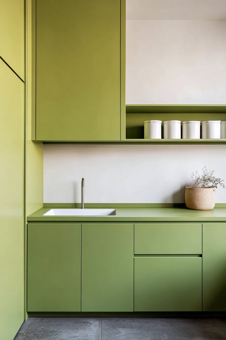 Muted Sage Minimalist Serenity