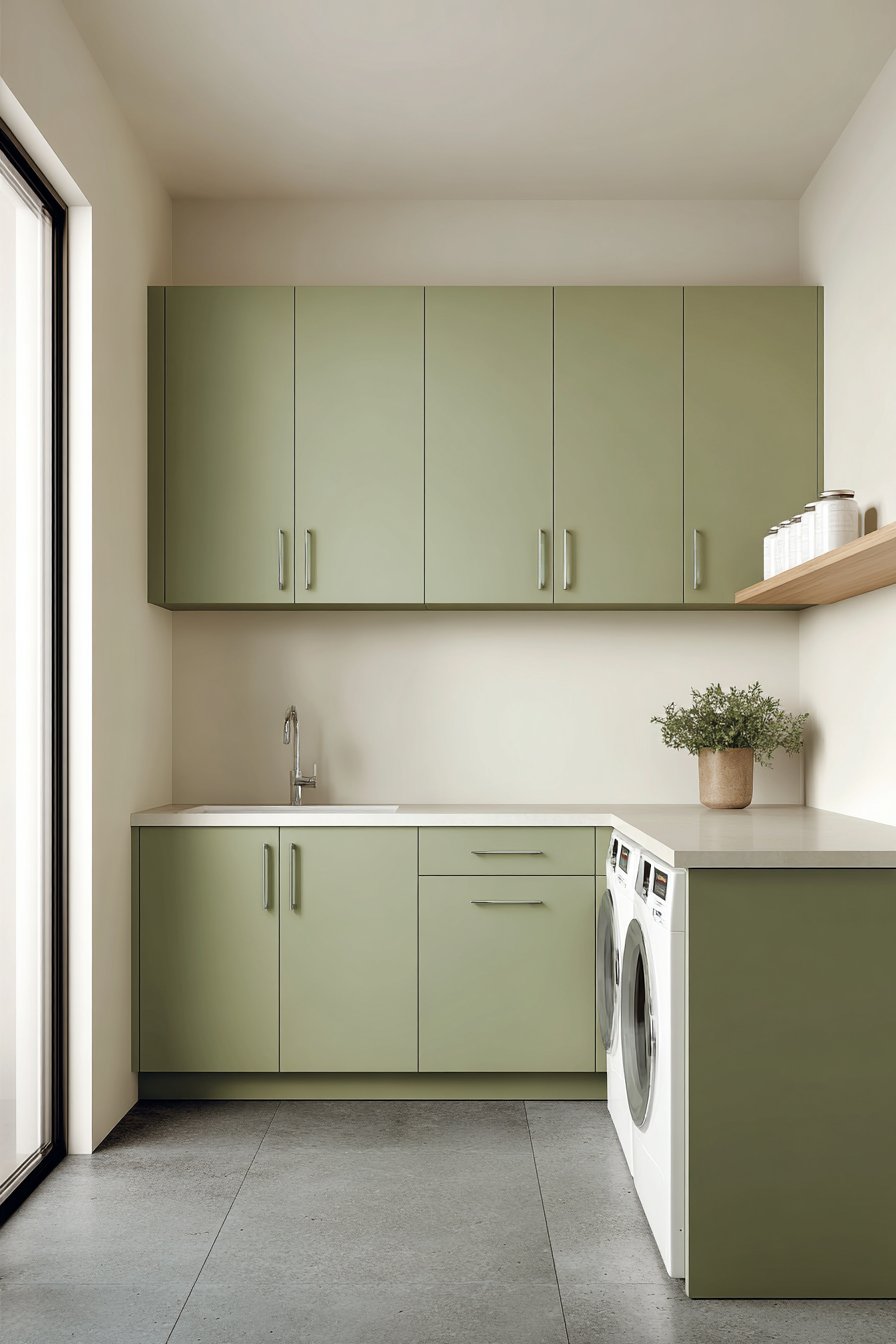 Muted Sage Minimalist Serenity