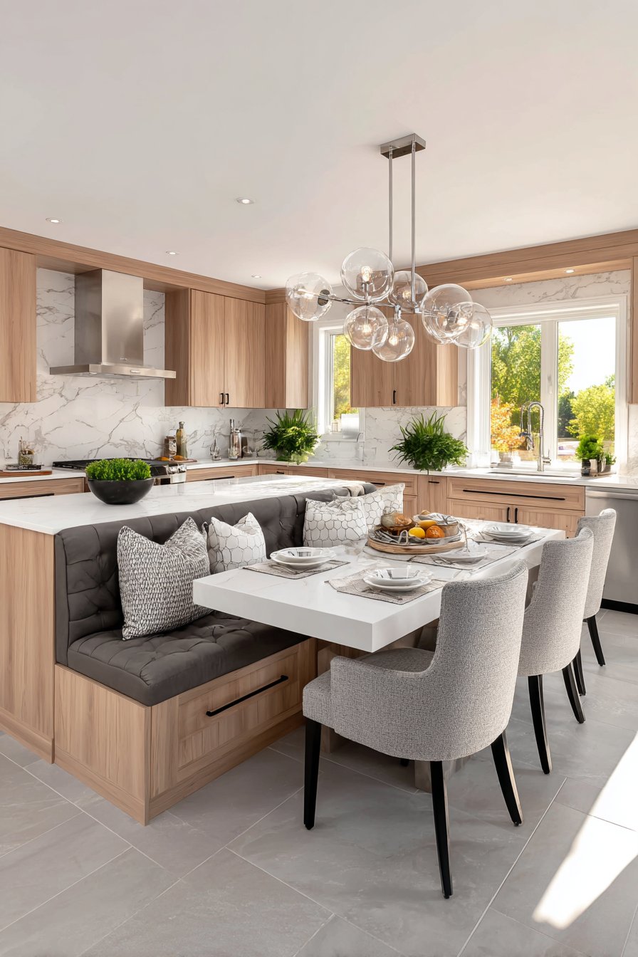 Dual-Purpose Dining Island