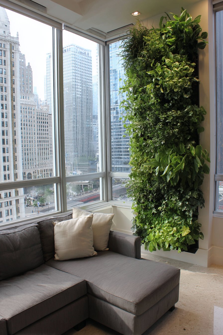 Contemporary Living Wall Vertical Garden