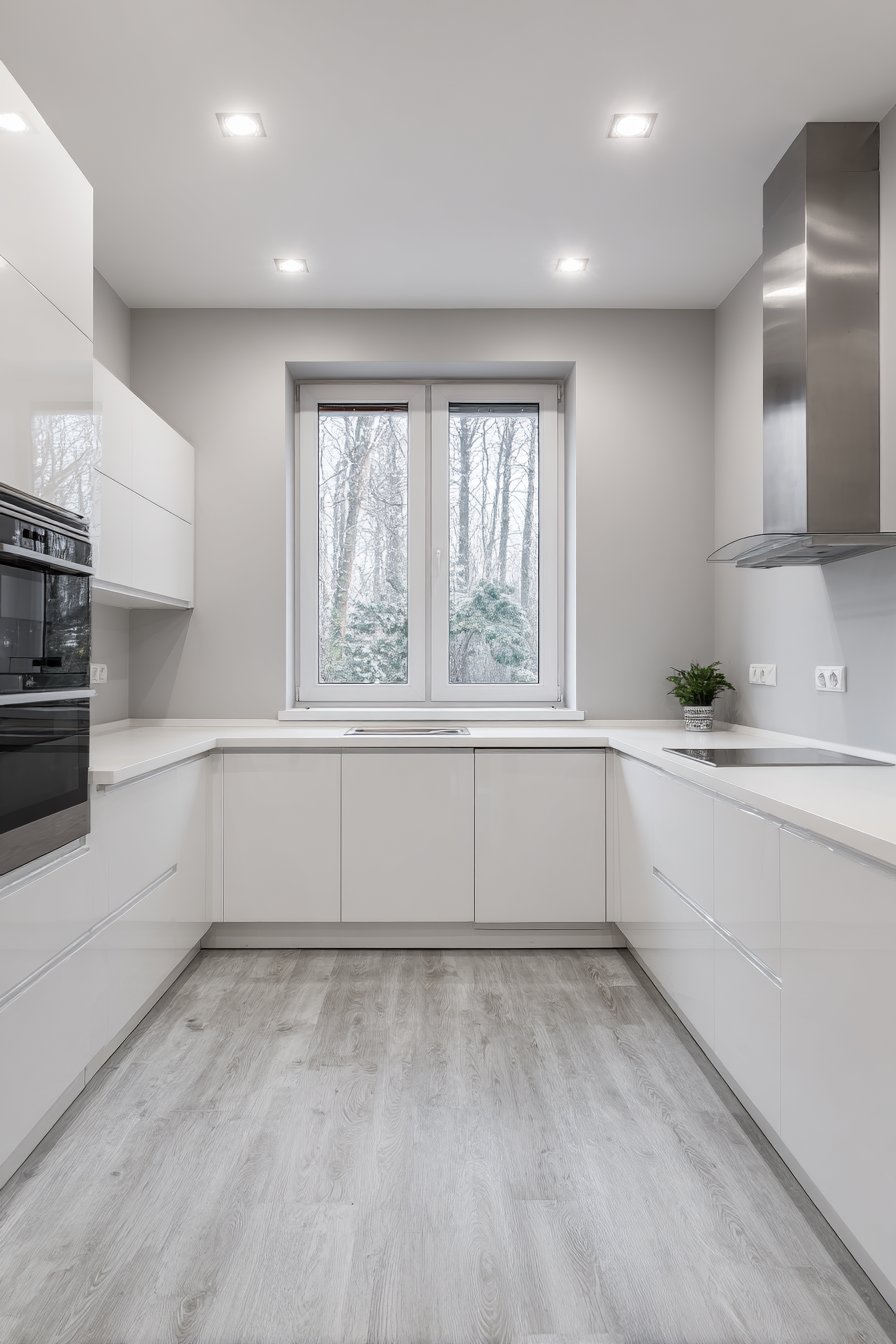 Compact L-Shaped Layout with Corner Solutions