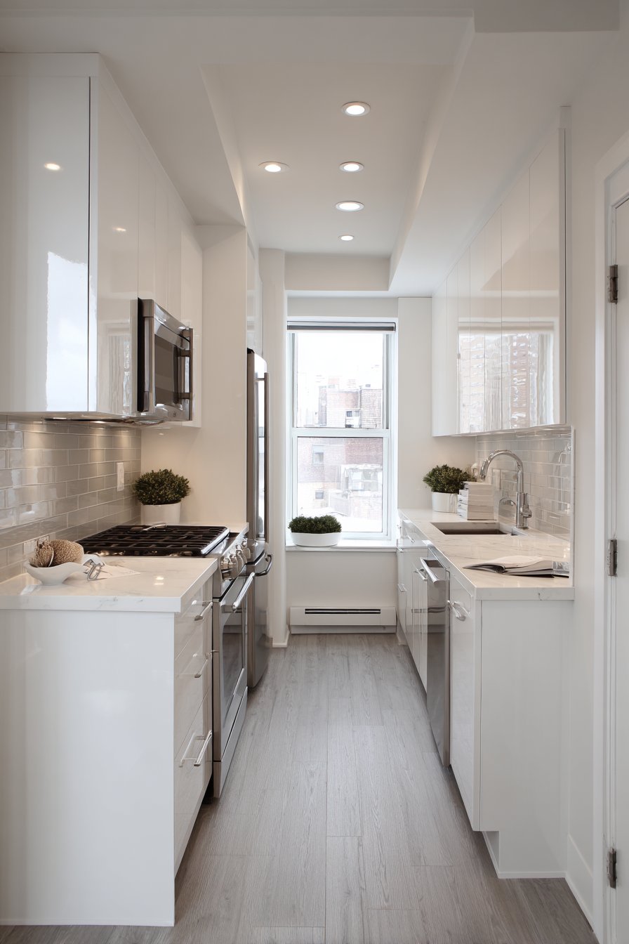 Compact L-Shaped Layout with Corner Solutions