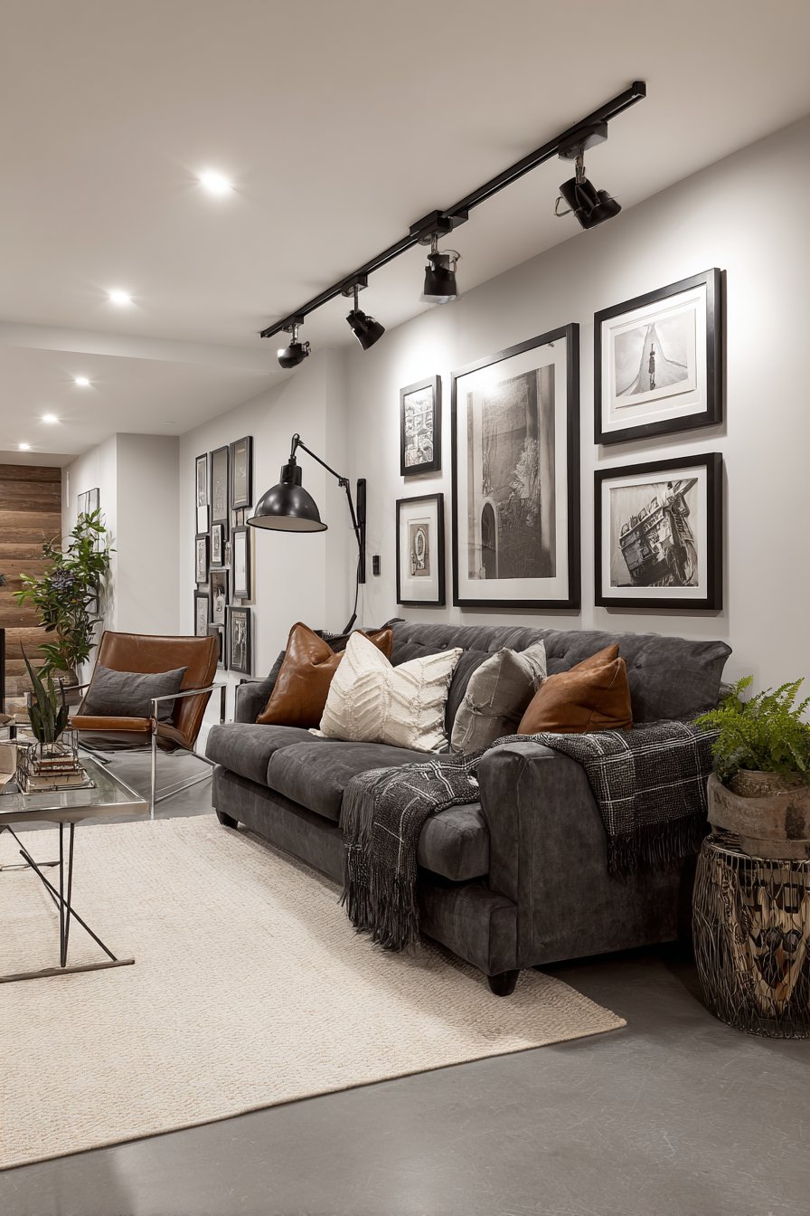 Gallery-Style Presentation with Museum Lighting