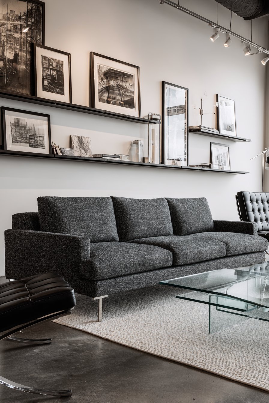 Gallery-Style Presentation with Museum Lighting