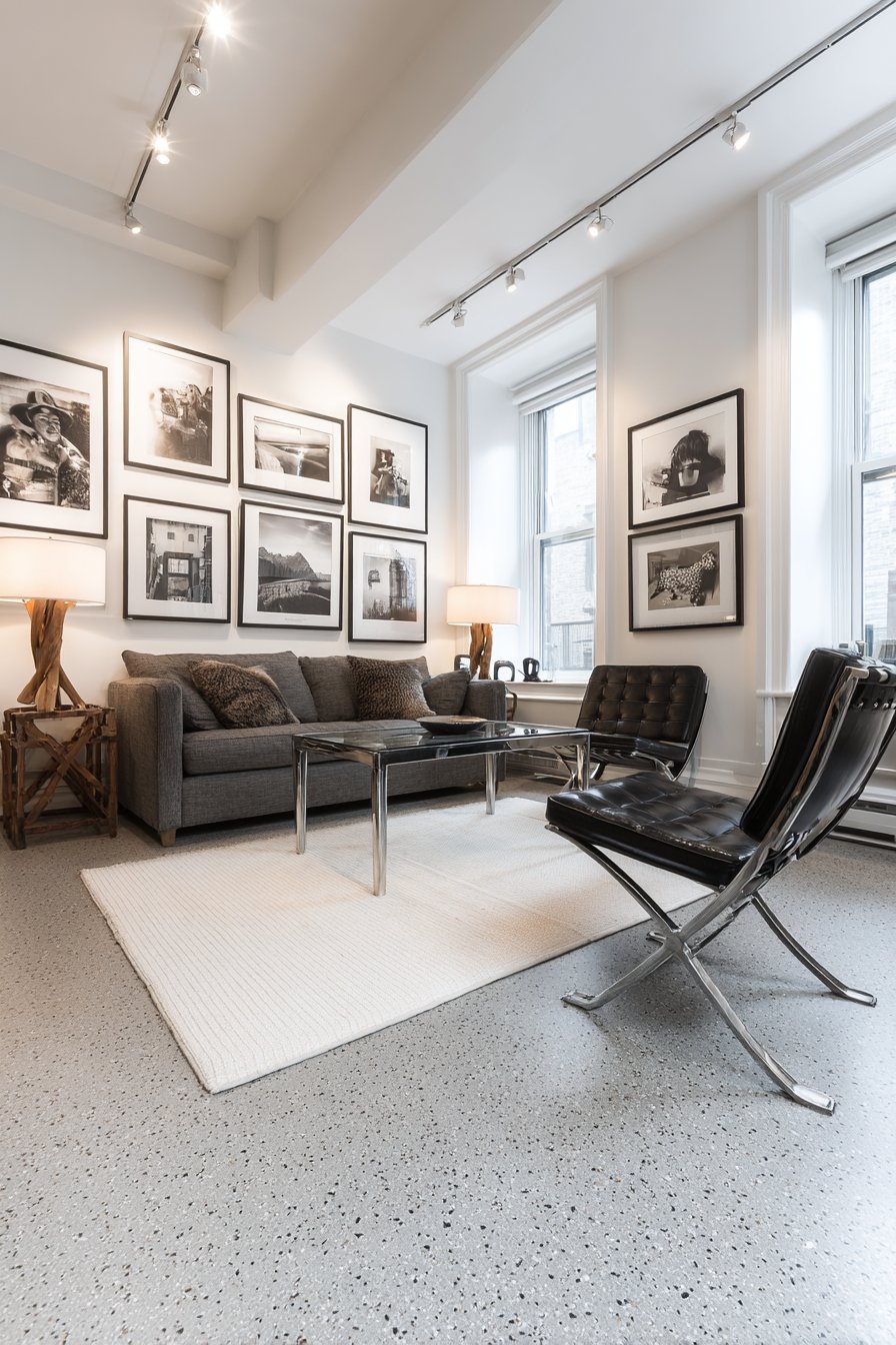 Gallery-Style Presentation with Museum Lighting