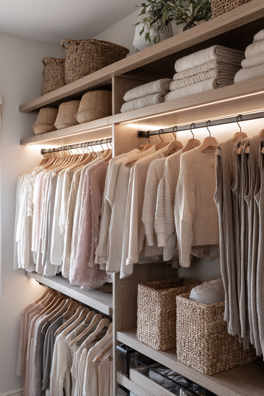 Organized Boutique-Style Closet