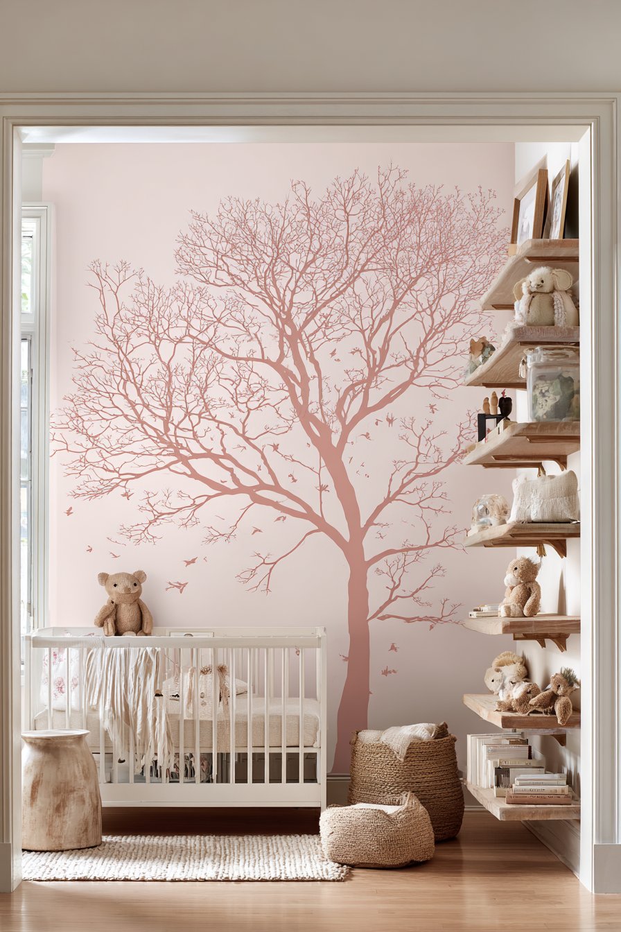 Nature-Inspired Tree Mural