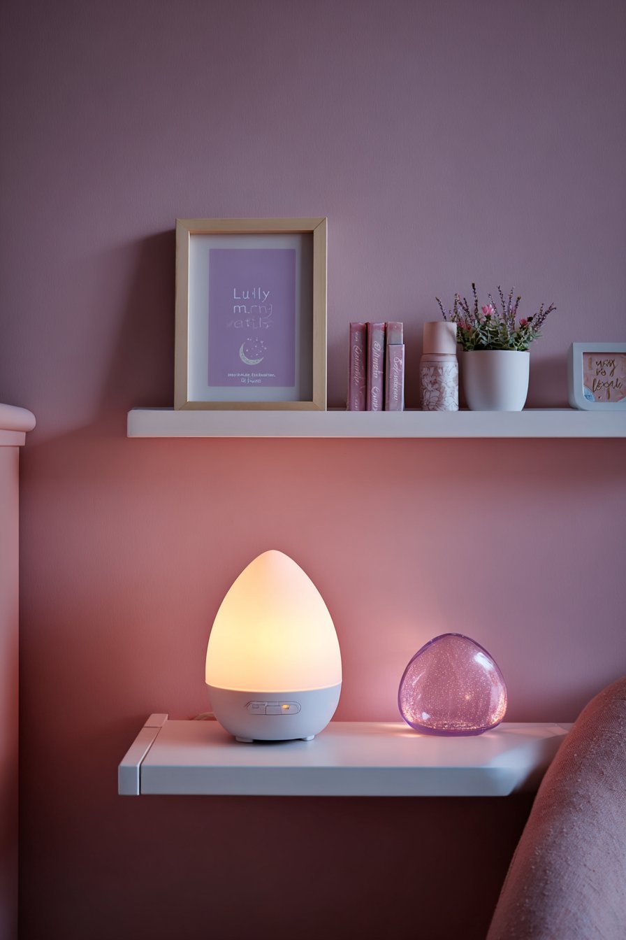 Calming Sound Machine and Sleep Routine Corner