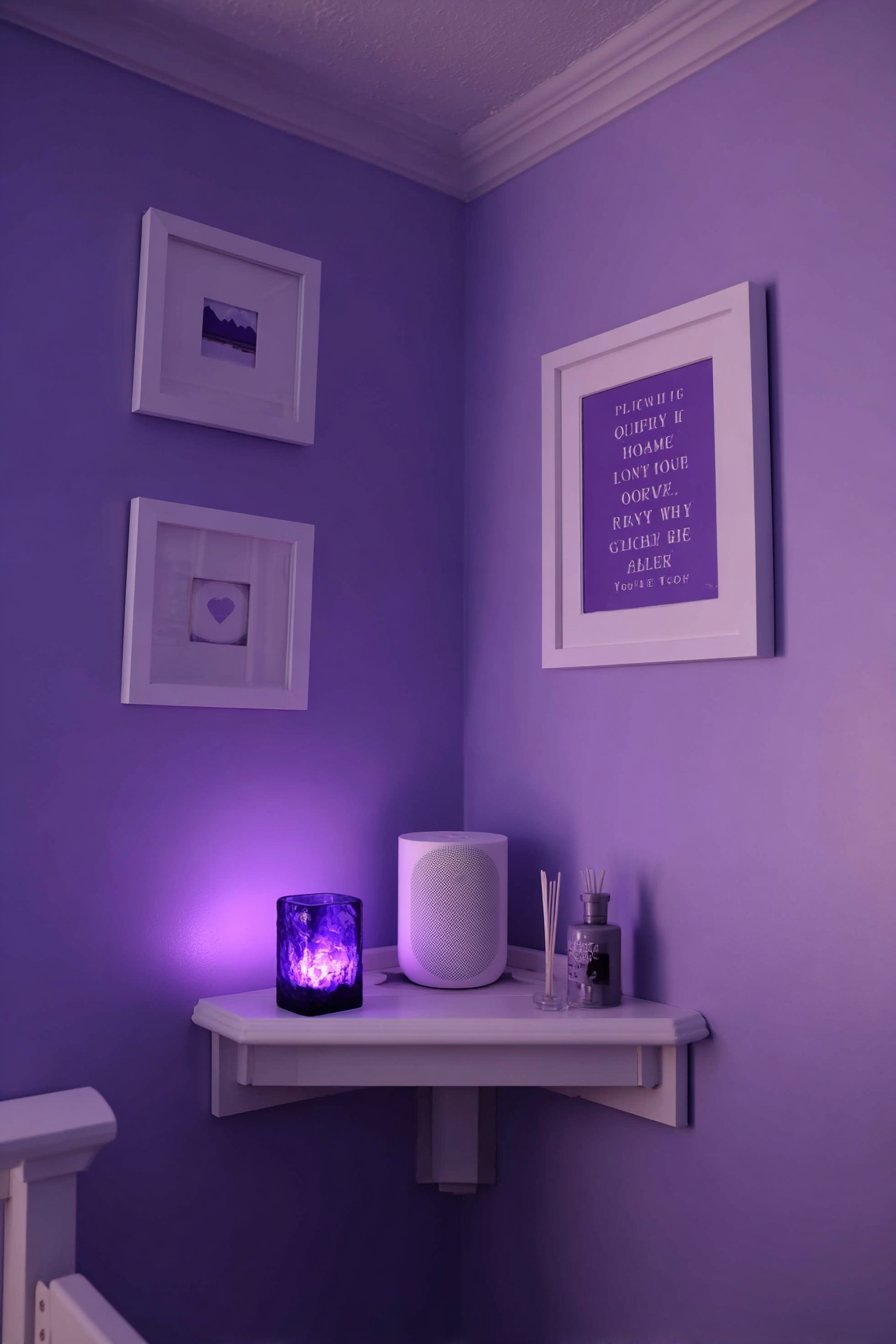Calming Sound Machine and Sleep Routine Corner