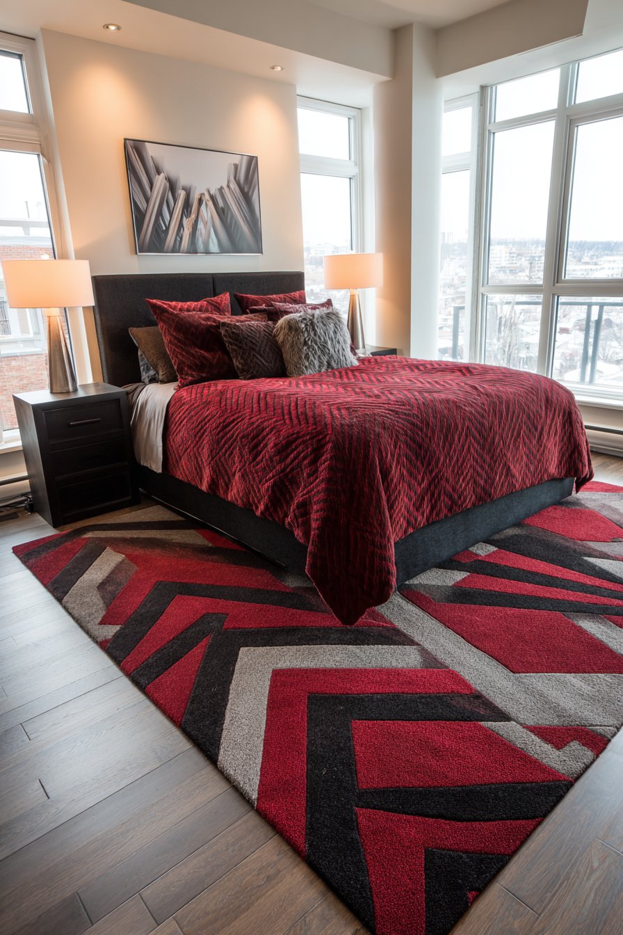 Bold Geometric Area Rug